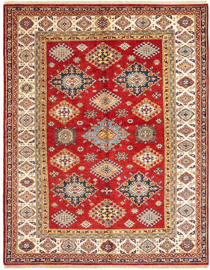 Detail image of 5' 5 x 7' 11 Kazak Wool Rug