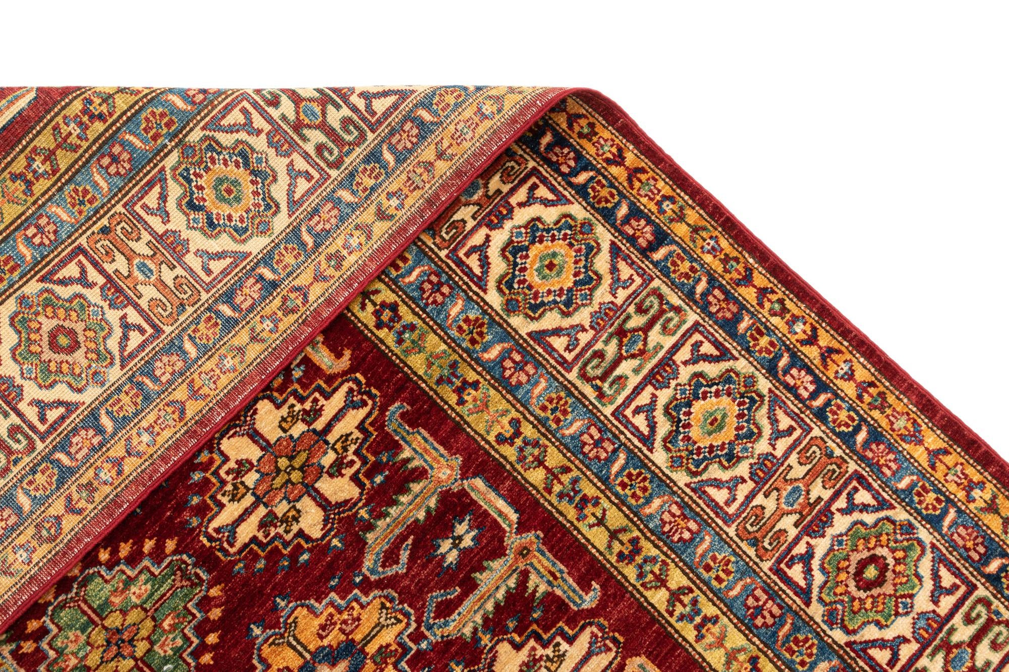 6' x 8' 11 Kazak Wool Rug