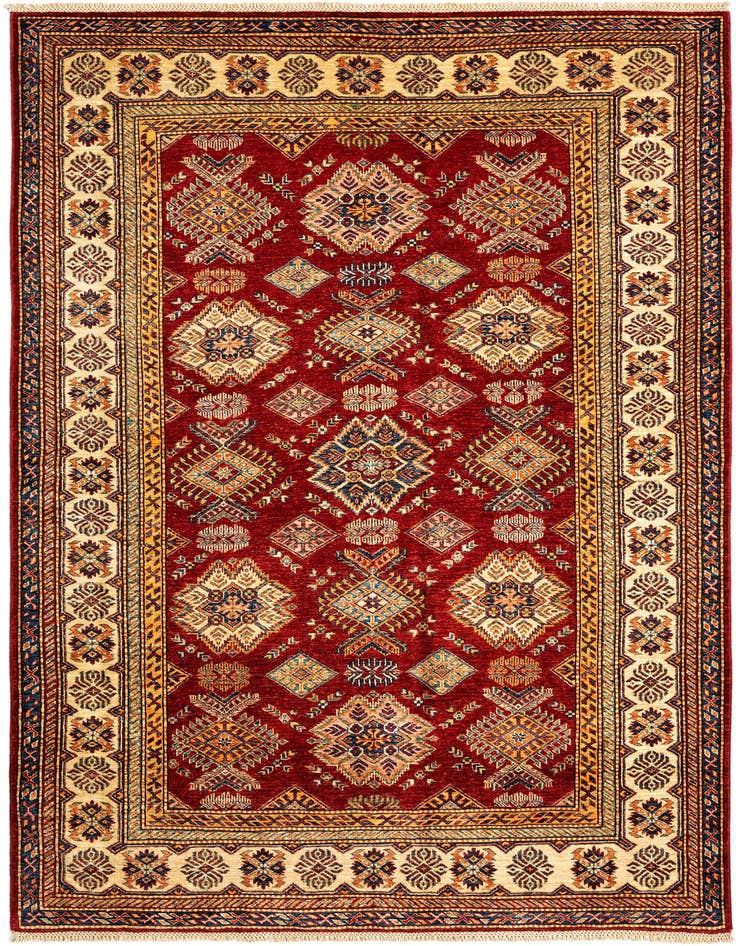 Detail image of 5' 10 x 8' 11 Kazak Wool Rug