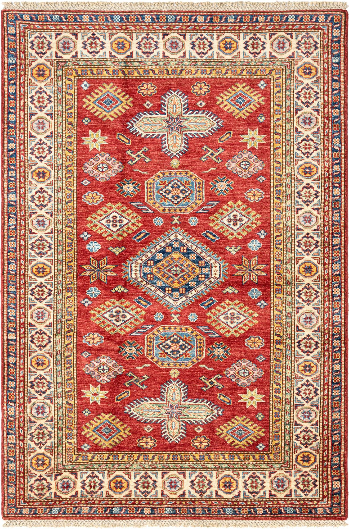 3' 11 x 5' 10 Kazak Wool Rug