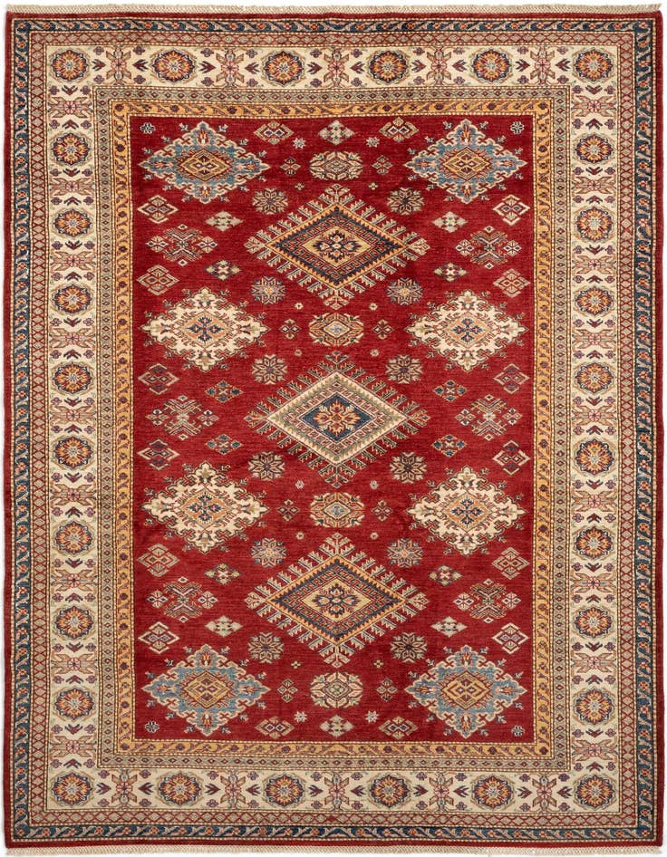 Detail image of 6' 9 x 9' 9 Kazak Wool Rug
