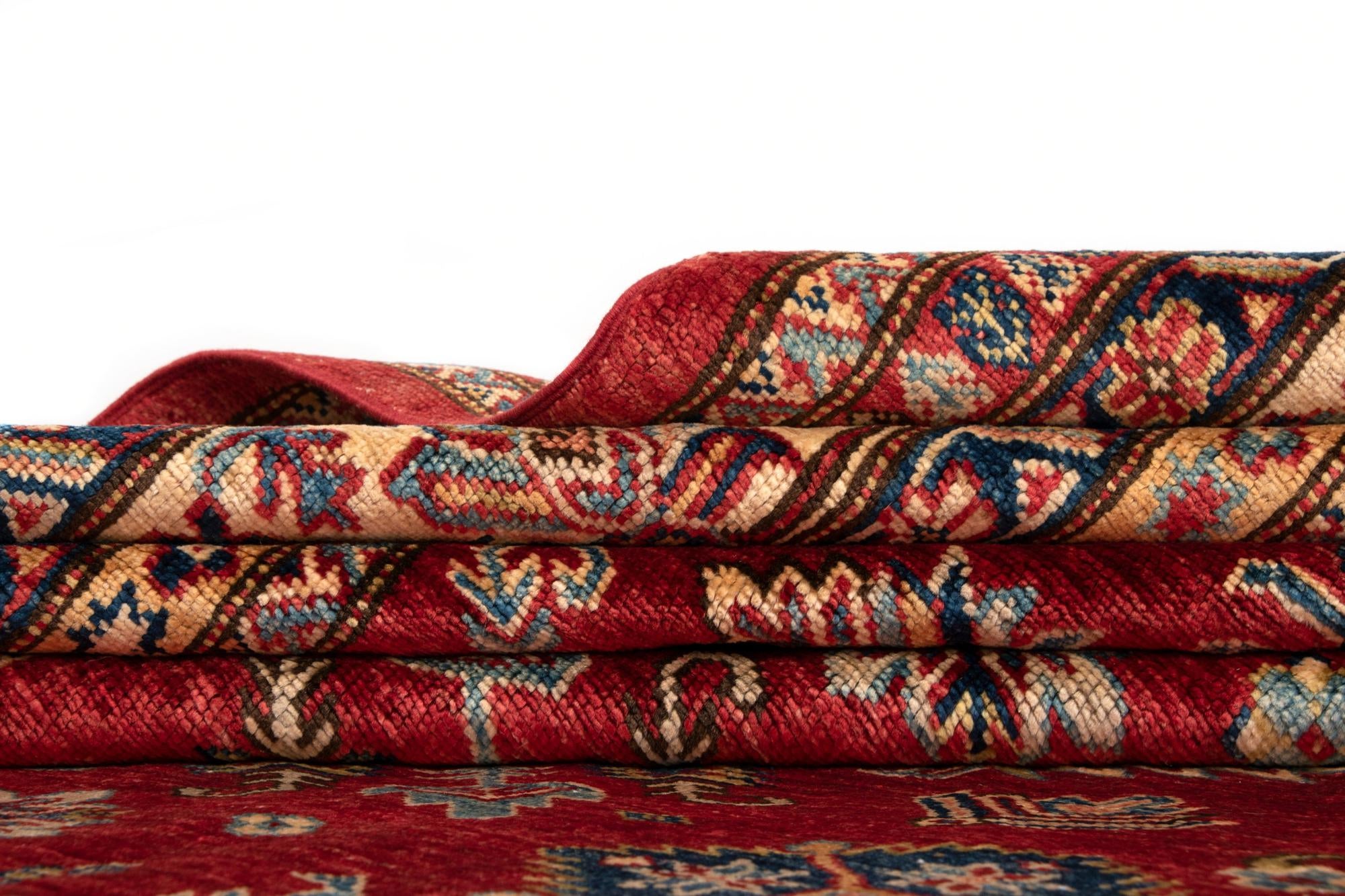 6' 11 x 10' Kazak Wool Rug