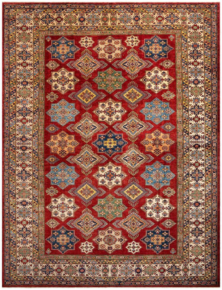 10' 4 x 13' 5 Kazak Wool Rug