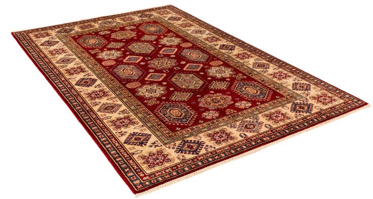 Detailansicht von 160cm x 245cm Kazak Teppich