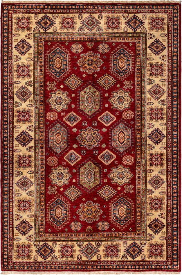 Detailansicht von 160cm x 245cm Kazak Teppich