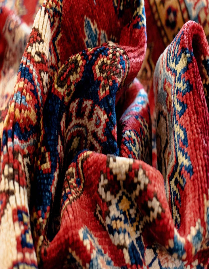 Detail image of 5' 8 x 7' 4 Kazak Wool Rug