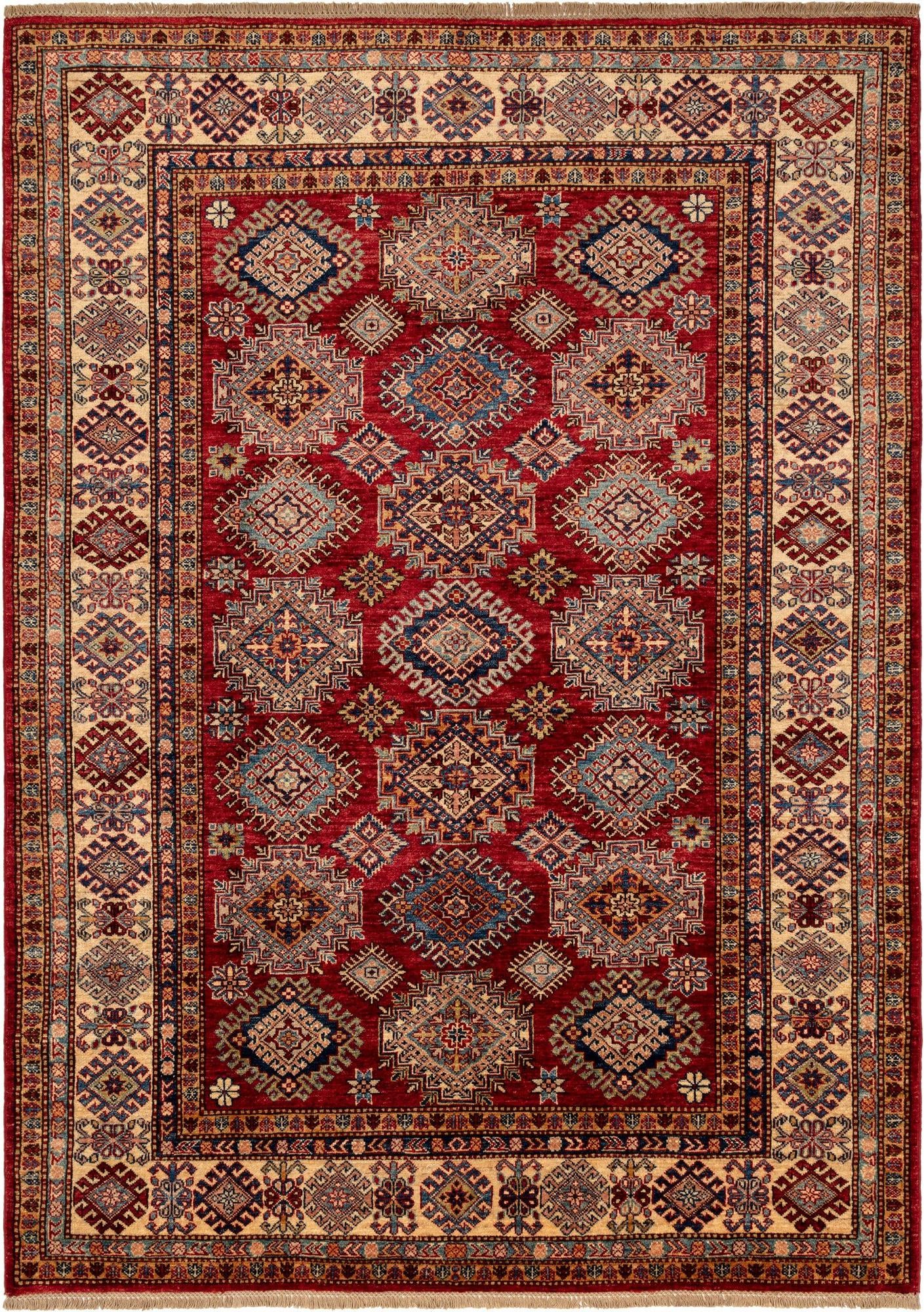 5' 9 x 8' 2 Kazak Wool Rug