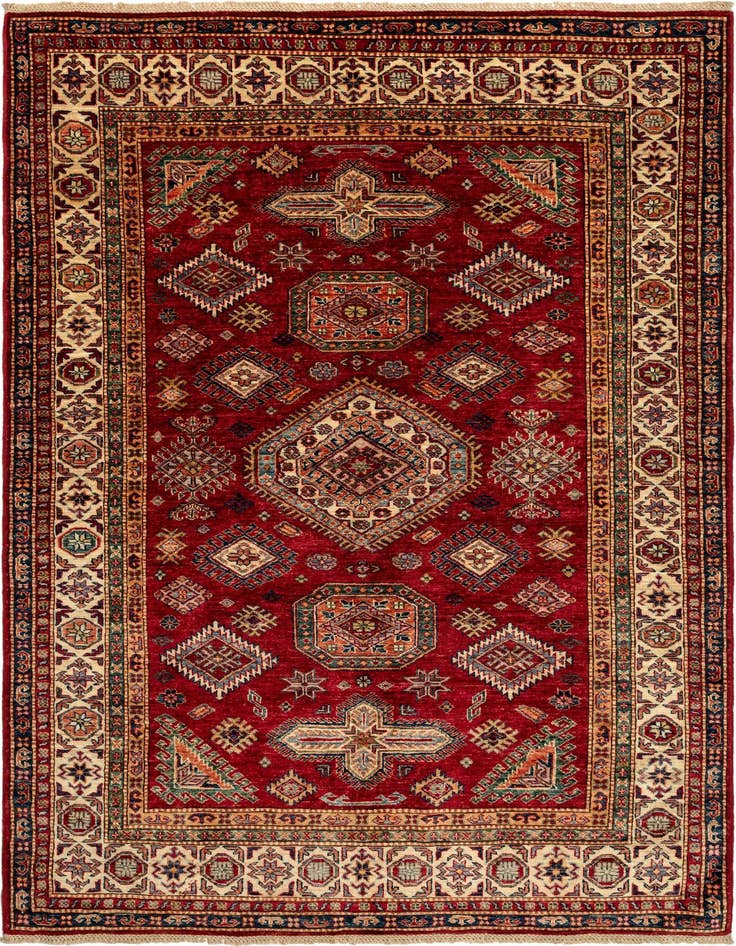 Detail image of 5' 5 x 8' Kazak Wool Rug