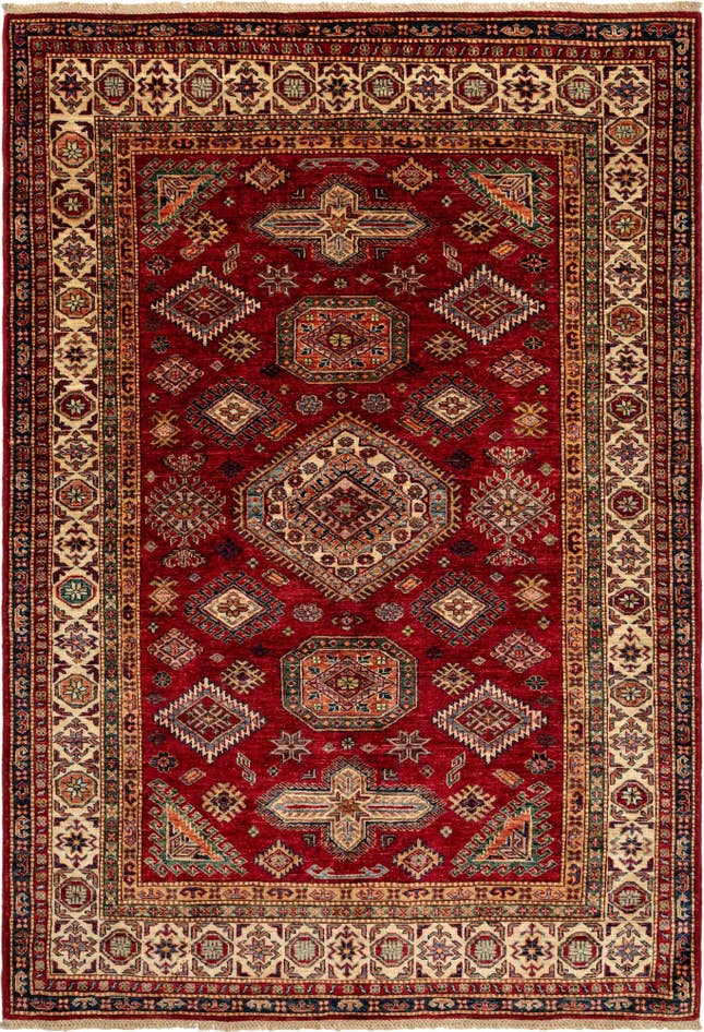 Detail image of 5' 5 x 8' Kazak Wool Rug