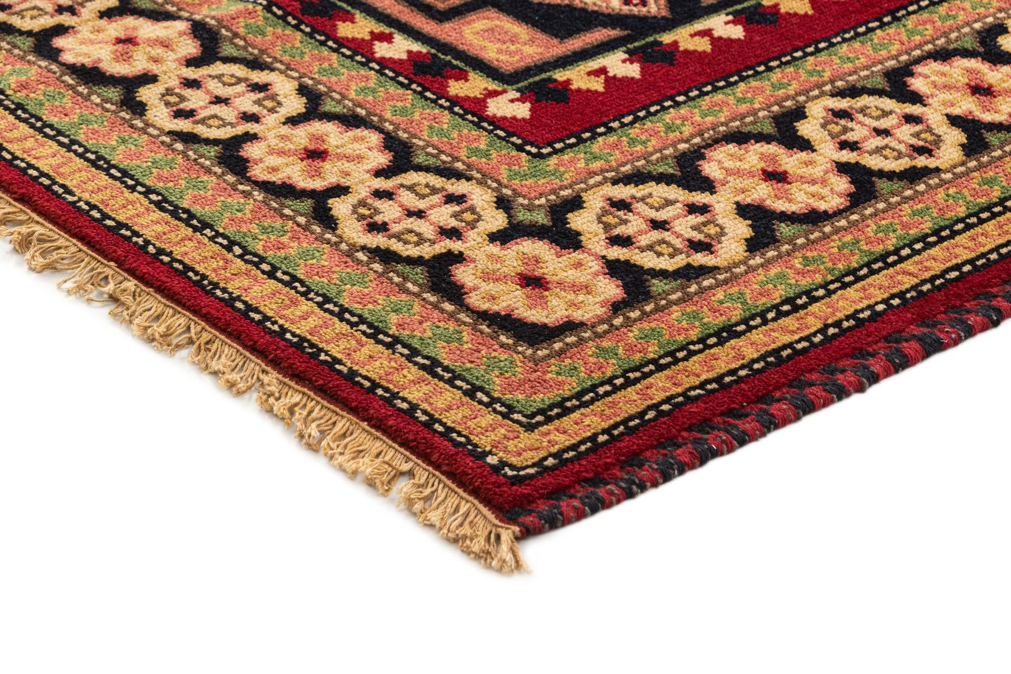 4' 9 x 6' 7 Hand Knotted Kazak Wool Rug