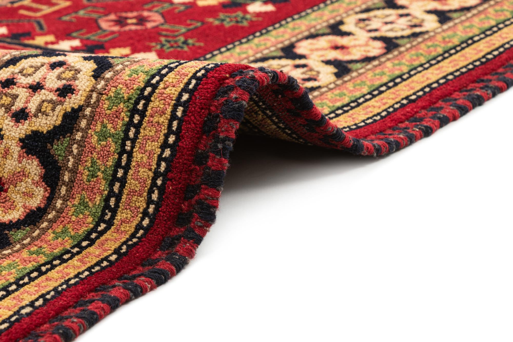 4' 9 x 6' 7 Hand Knotted Kazak Wool Rug