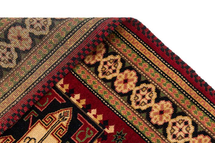 4' 9 x 6' 7 Hand Knotted Kazak Wool Rug