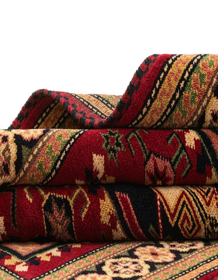 Detail image of 4' 9 x 6' 7 Hand Knotted Kazak Wool Rug