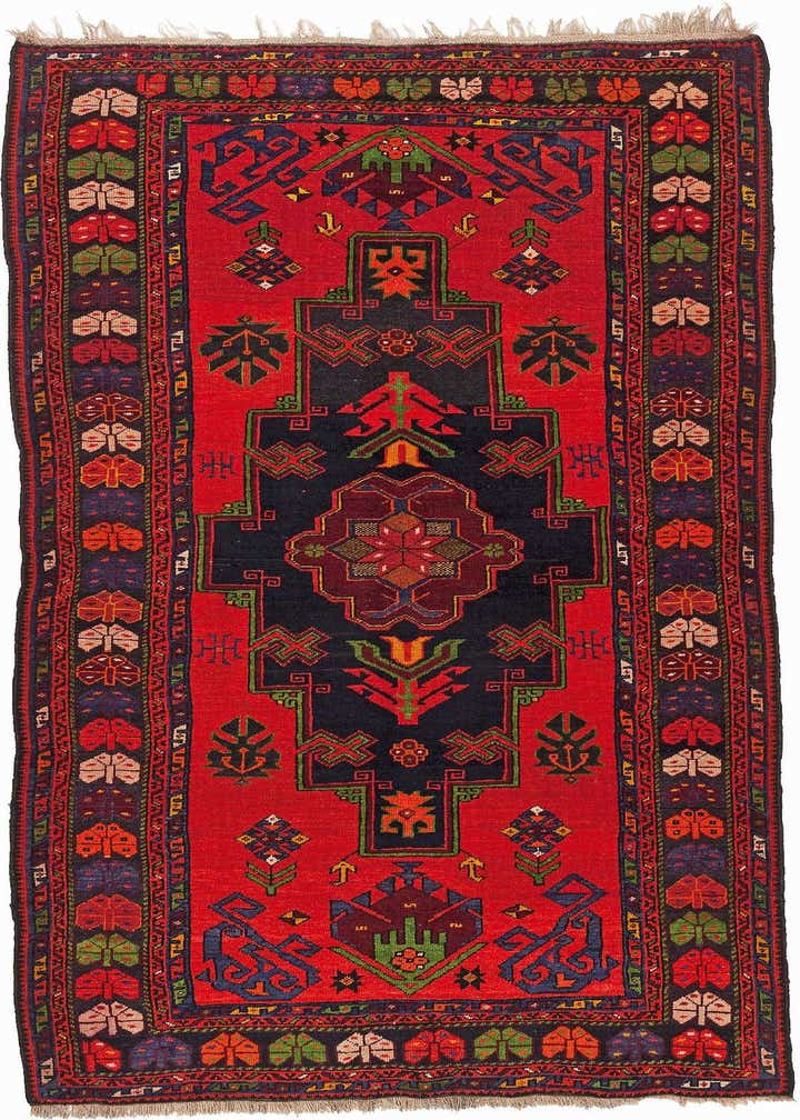 4' 4 x 7' 9 Kazak Rug