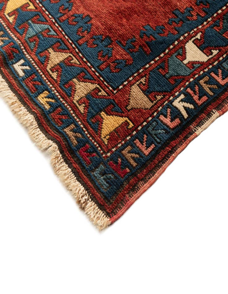 Detail image of 4' 2 x 8' 4 Kazak Rug