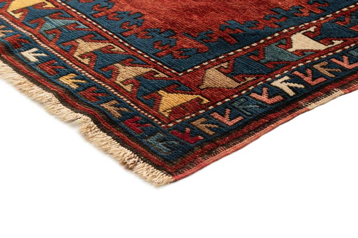 Detail image of 4' 2 x 8' 4 Kazak Rug