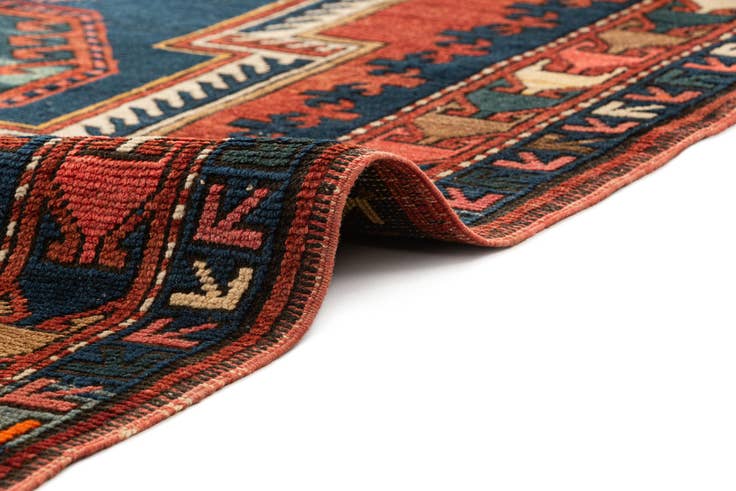 Detail image of 4' 2 x 8' 4 Kazak Rug