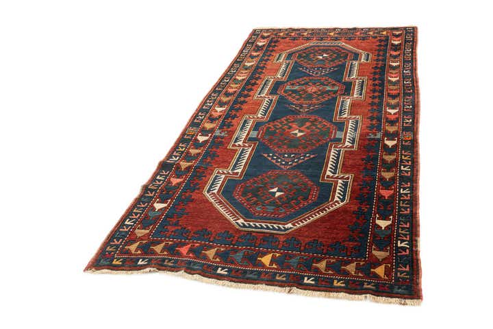 4' 2 x 8' 4 Kazak Rug