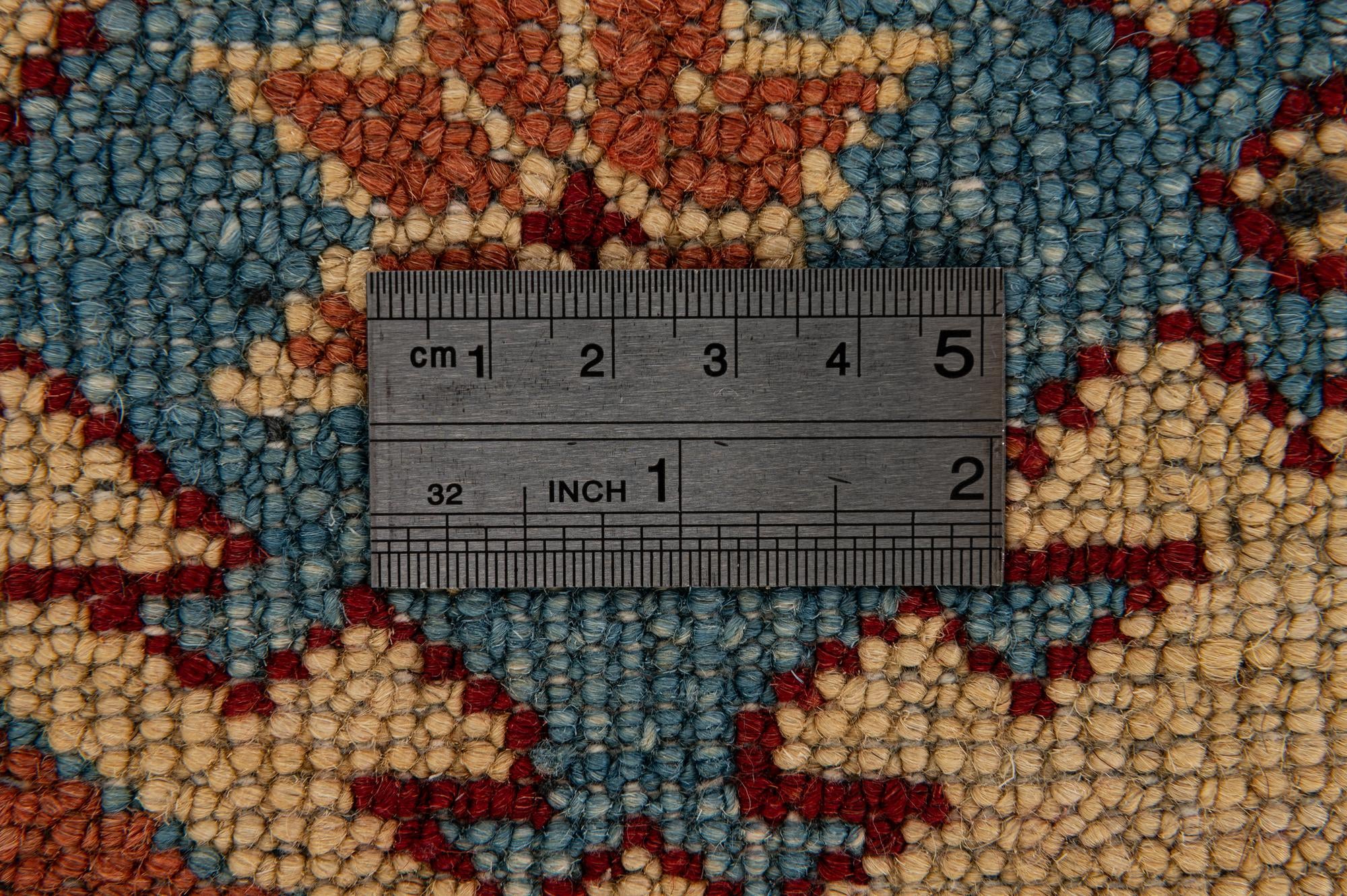 5' 11 x 8' 8 Hand Knotted Kazak Wool Rug
