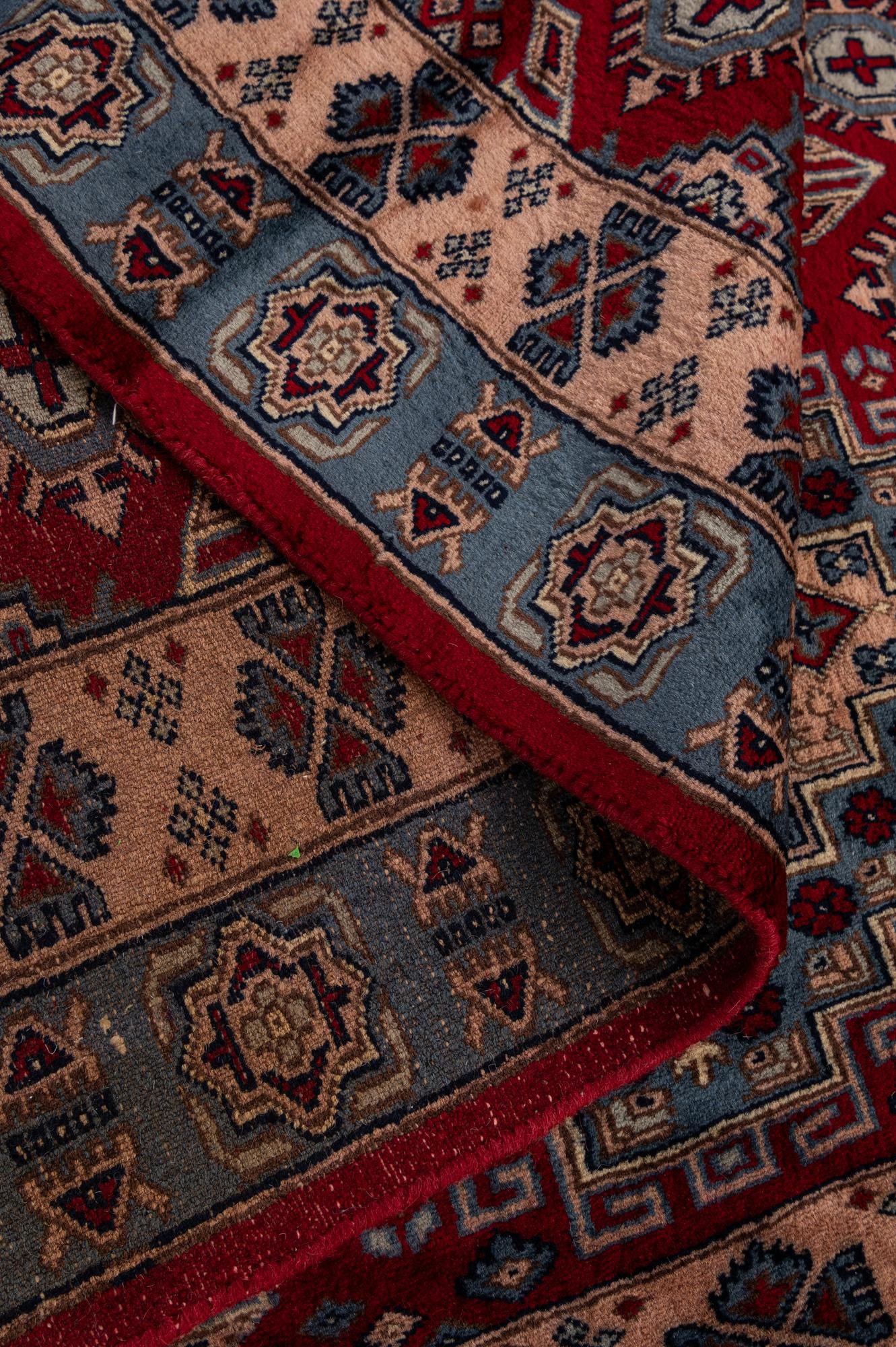 4' 2 x 5' 8 Hand Knotted Kazak Oriental Wool Rug