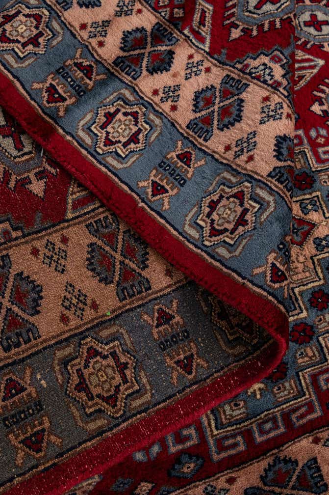 4' 2 x 5' 8 Hand Knotted Kazak Oriental Wool Rug