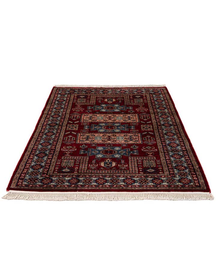 4' 1 x 6' 4 Hand Knotted Kazak Oriental Wool Rug