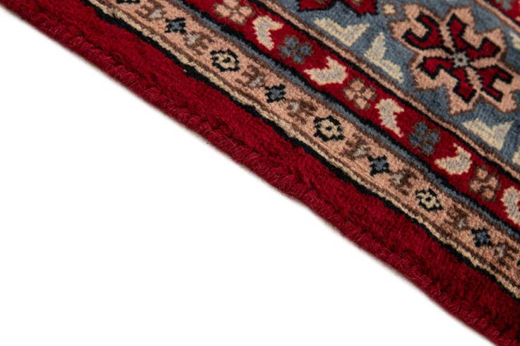 Detail image of 4' 1 x 6' 4 Hand Knotted Kazak Oriental Wool Rug