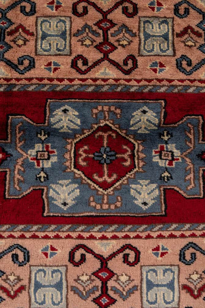 4' 1 x 6' 4 Hand Knotted Kazak Oriental Wool Rug