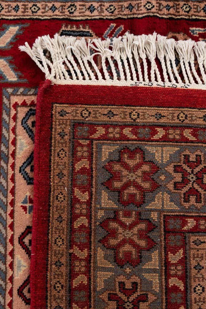 4' 1 x 6' 4 Hand Knotted Kazak Oriental Wool Rug
