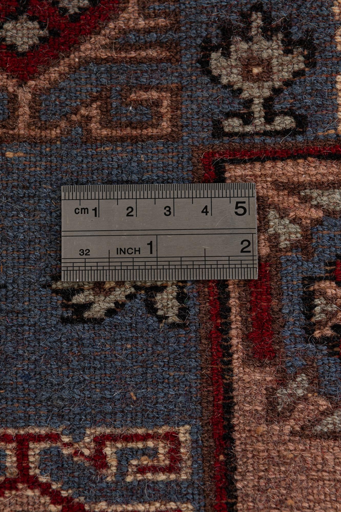 4' 2 x 5' 10 Hand Knotted Kazak Oriental Wool Rug