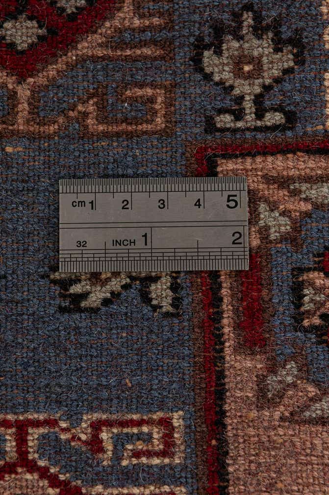 4' 2 x 5' 10 Hand Knotted Kazak Oriental Wool Rug