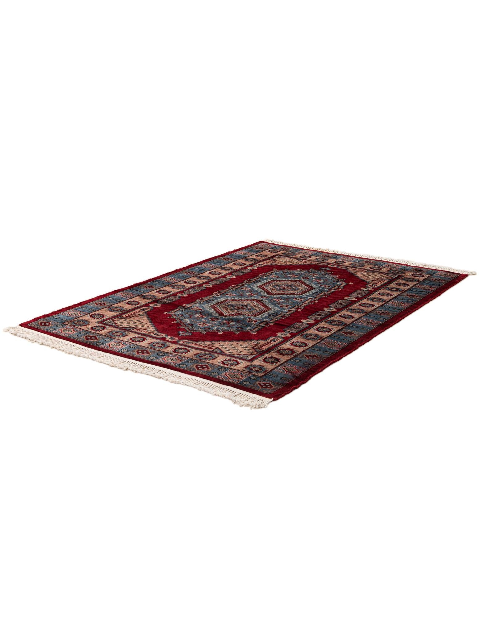 4' 2 x 5' 10 Hand Knotted Kazak Oriental Wool Rug