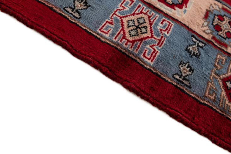 Detail image of 4' 2 x 5' 10 Hand Knotted Kazak Oriental Wool Rug