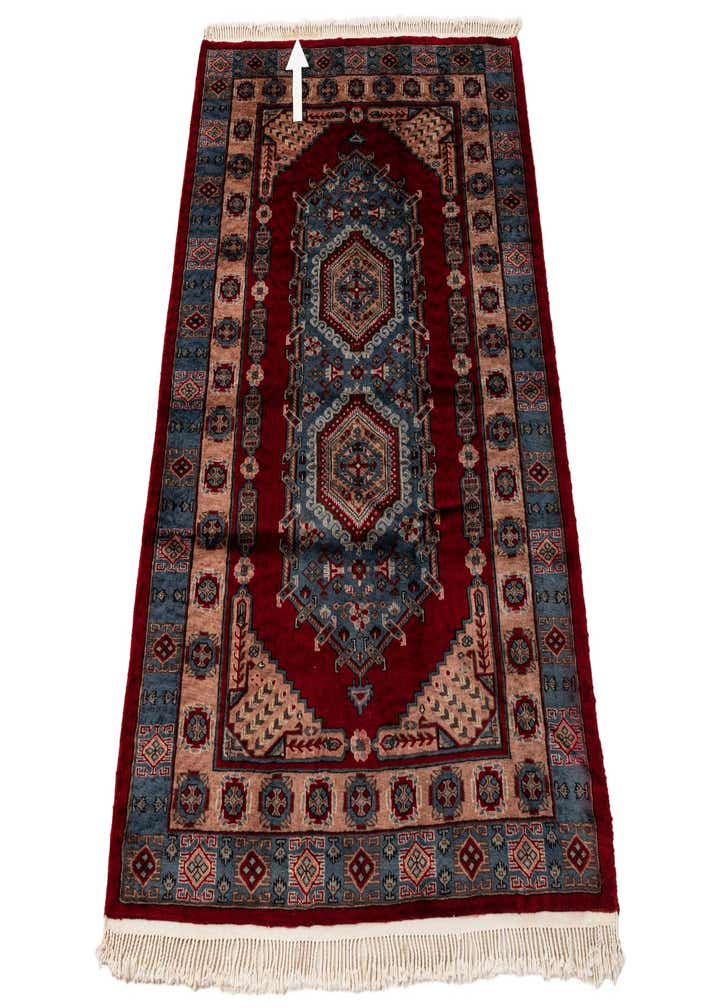 4' 2 x 5' 10 Hand Knotted Kazak Oriental Wool Rug