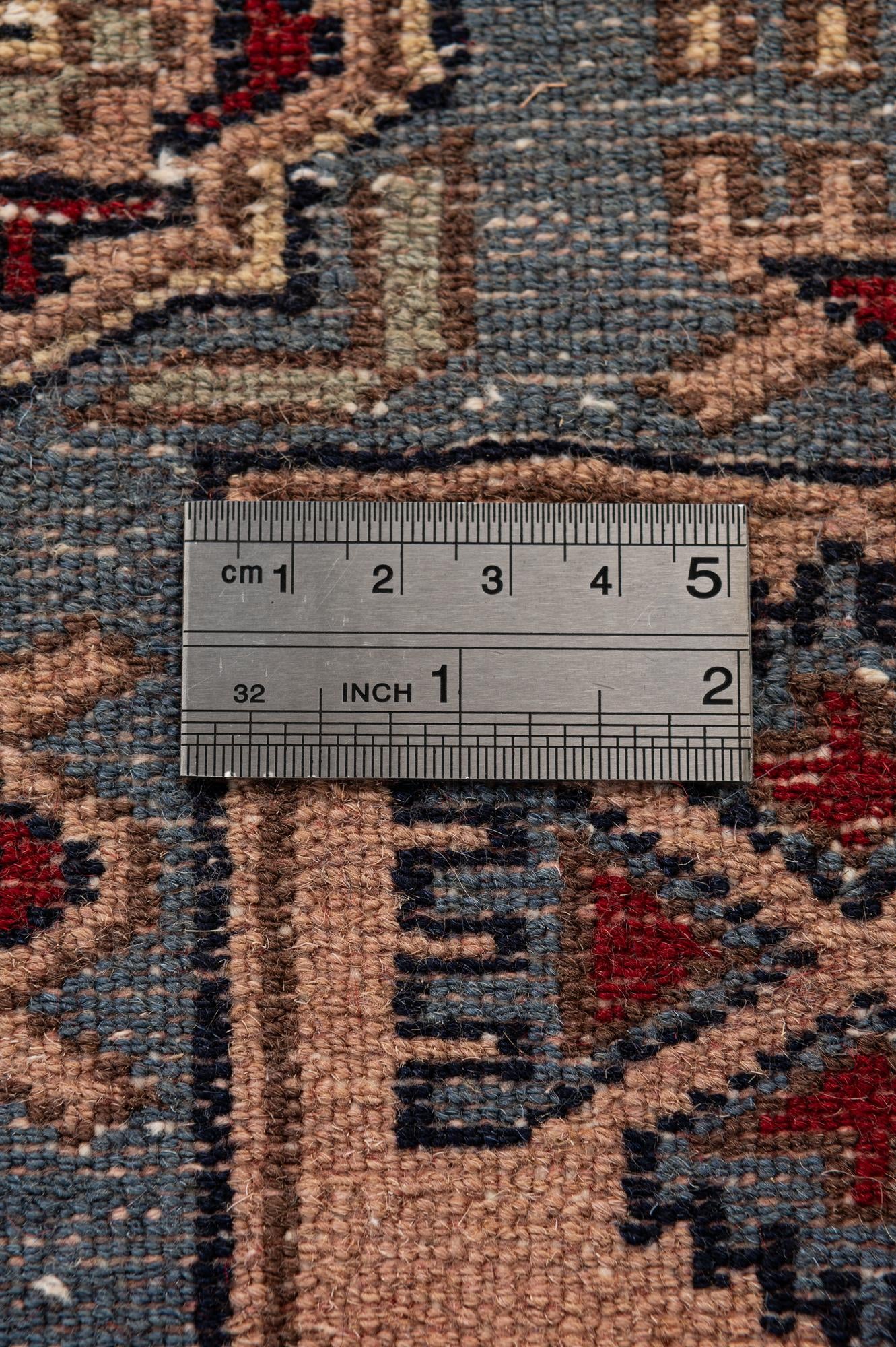 4' 1 x 5' 11 Hand Knotted Kazak Oriental Wool Rug