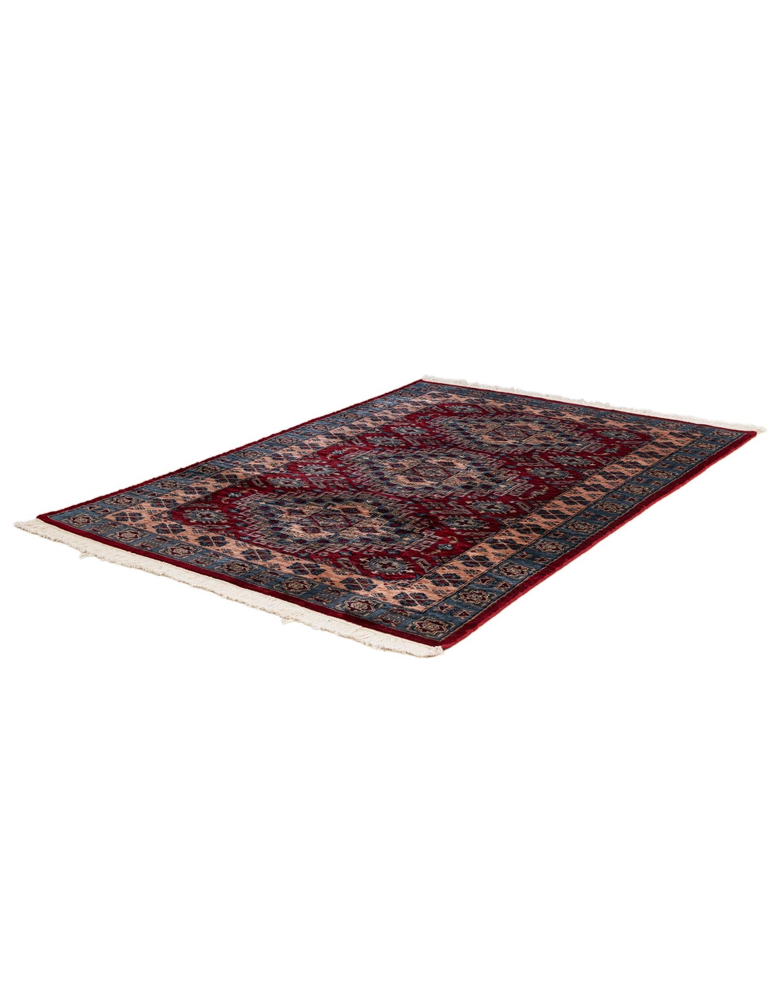 4' 1 x 5' 11 Hand Knotted Kazak Oriental Wool Rug
