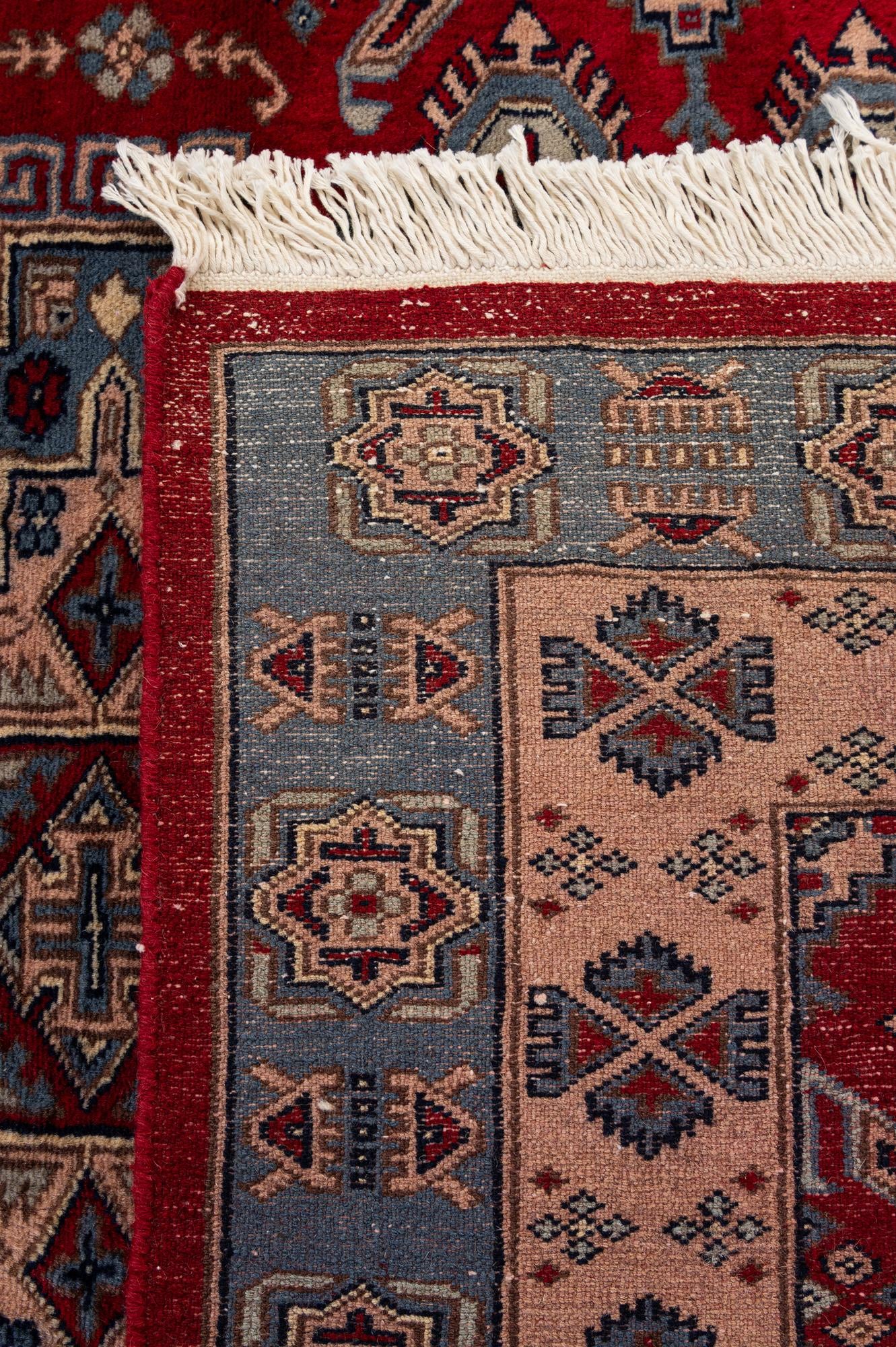 4' 1 x 5' 11 Hand Knotted Kazak Oriental Wool Rug