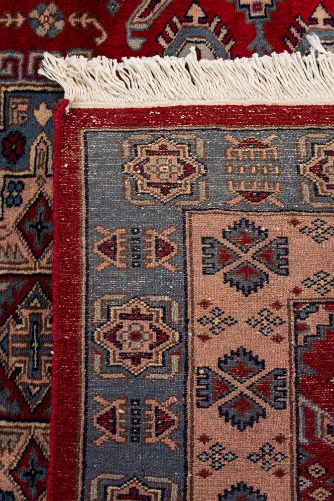 4' 1 x 5' 11 Hand Knotted Kazak Oriental Wool Rug