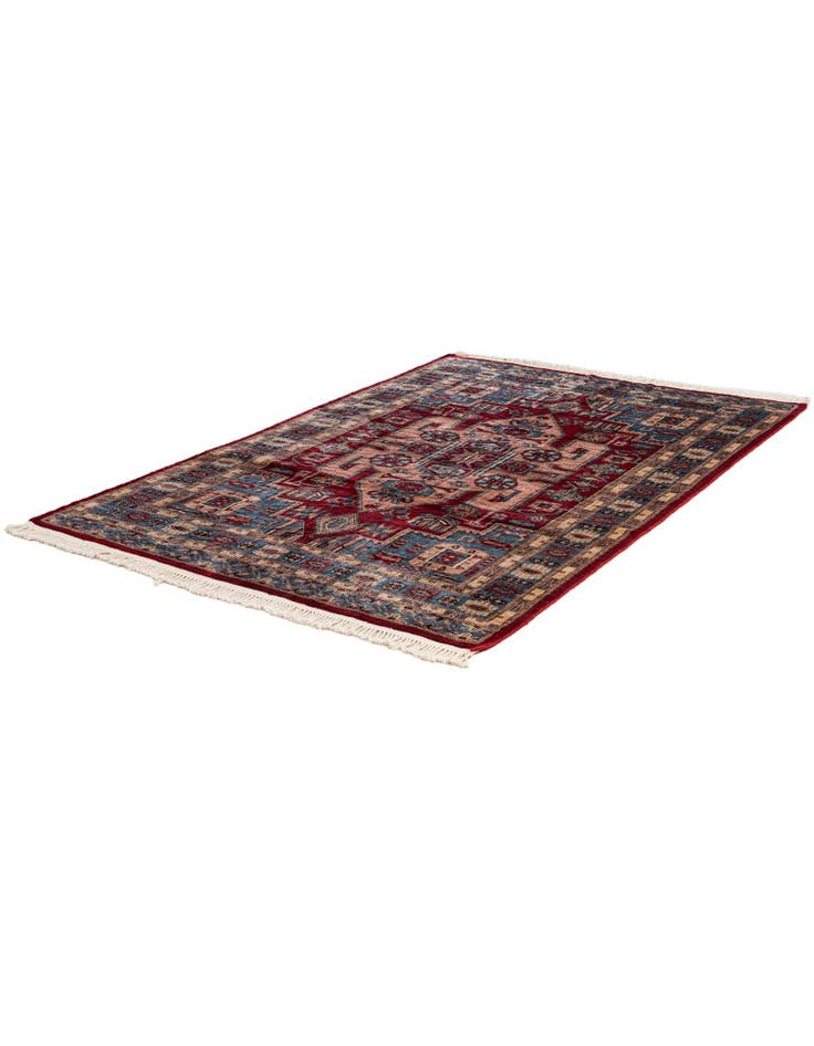 Detail image of 4' 1 x 6' Hand Knotted Kazak Oriental Wool Rug