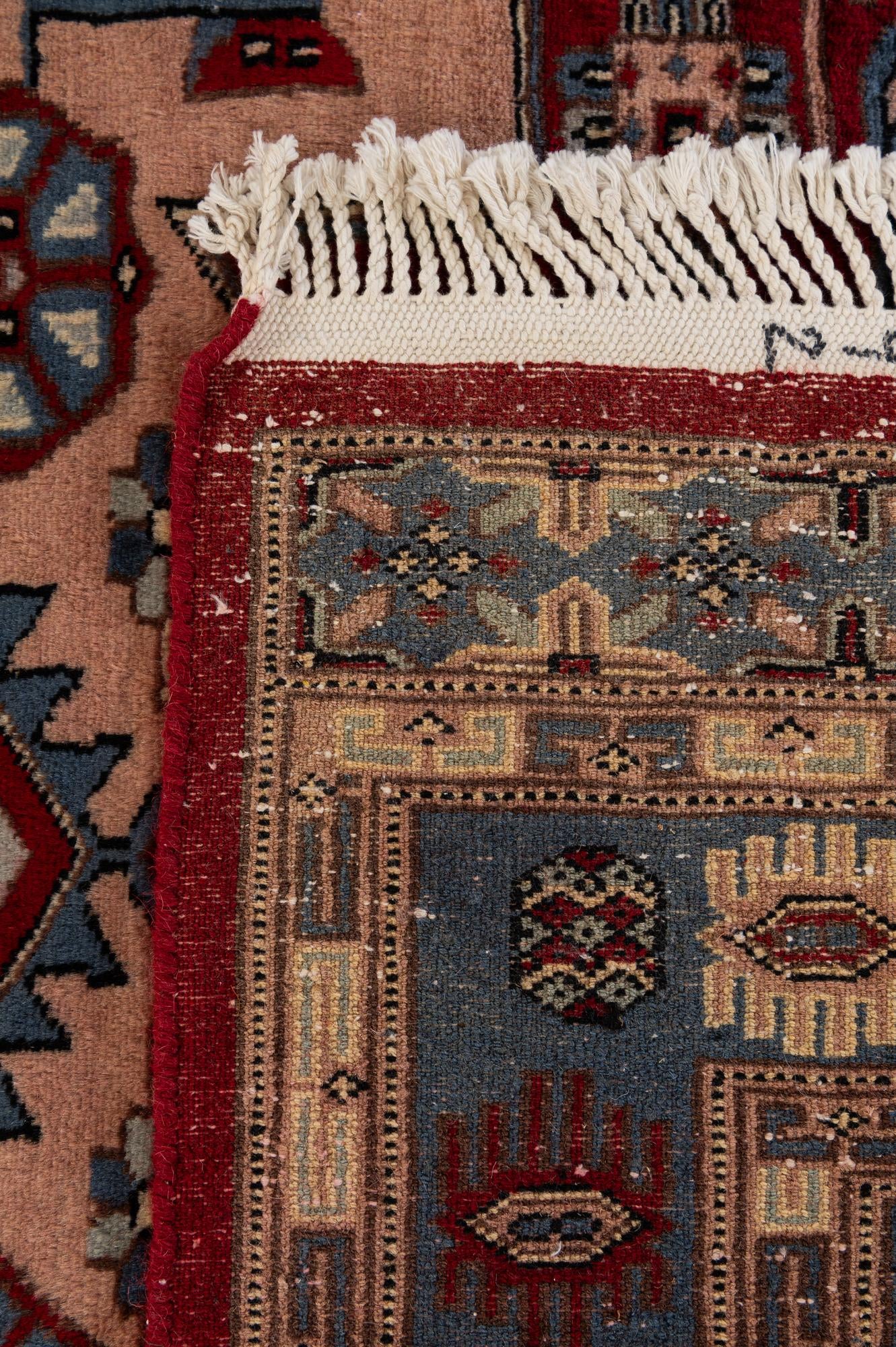4' 1 x 6' Hand Knotted Kazak Oriental Wool Rug