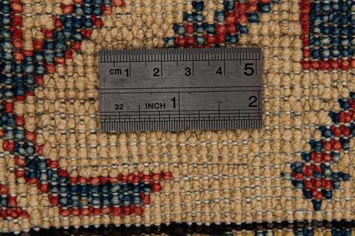 6' 3 x 8' 7 Hand Knotted Kazak Wool Rug