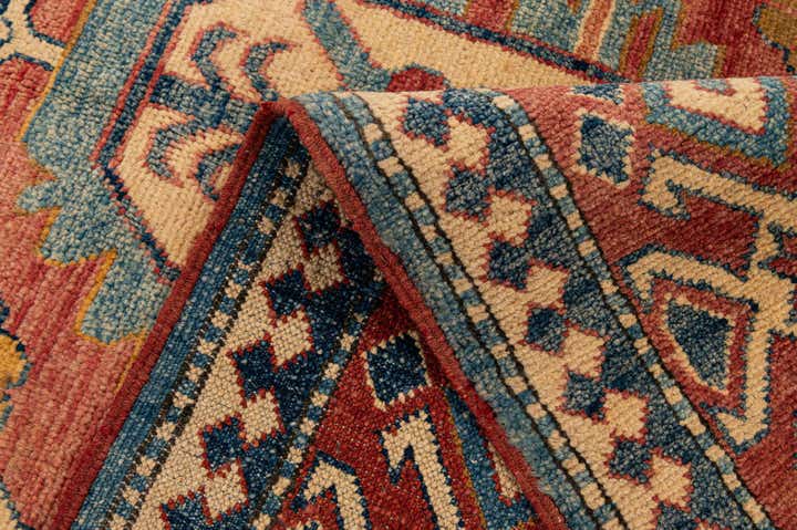 5' 11 x 7' 11 Hand Knotted Kazak Oriental Wool Rug