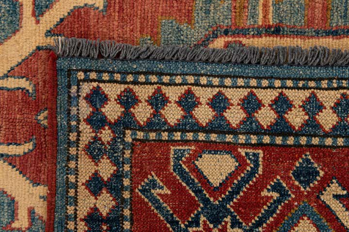 5' 11 x 7' 11 Hand Knotted Kazak Oriental Wool Rug