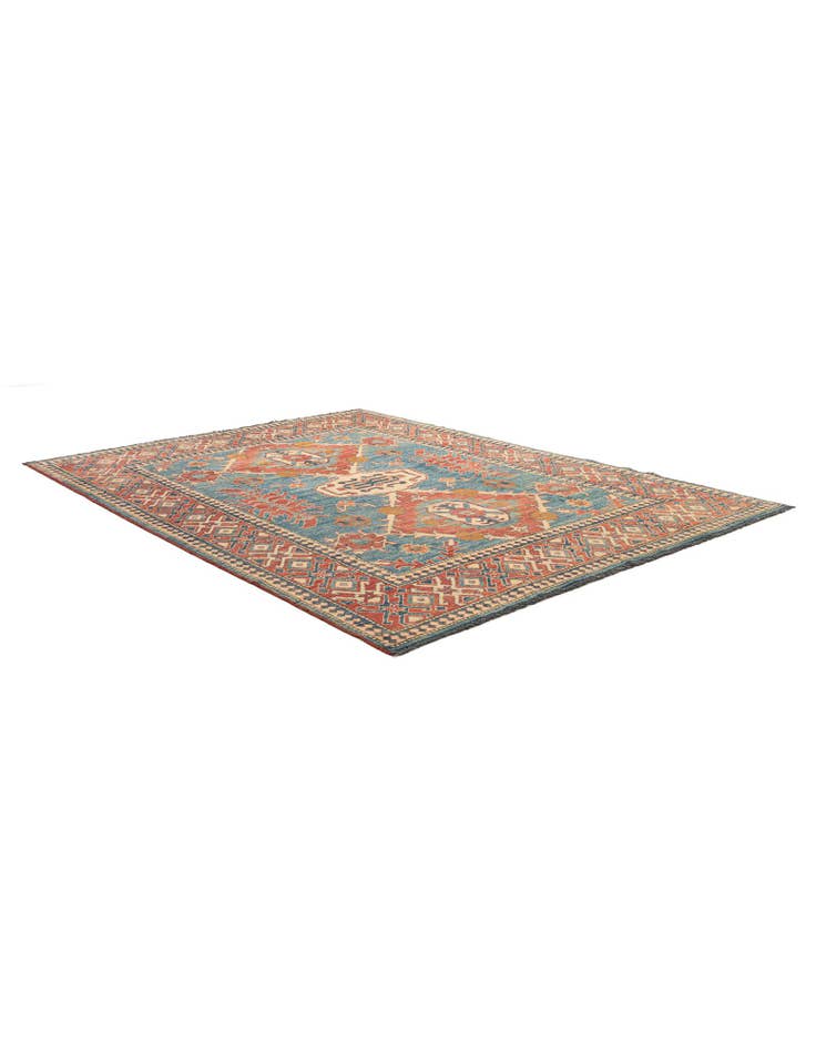 Detail image of 5' 11 x 7' 11 Hand Knotted Kazak Oriental Wool Rug