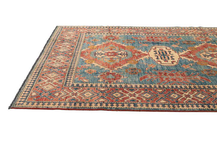 5' 11 x 7' 11 Hand Knotted Kazak Oriental Wool Rug