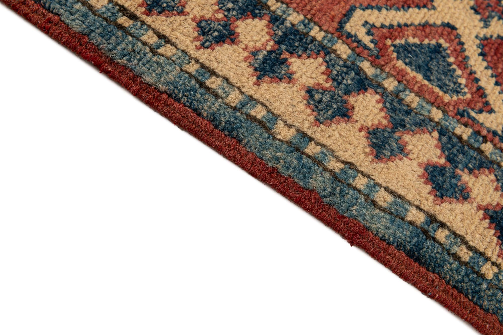 5' 11 x 7' 11 Hand Knotted Kazak Oriental Wool Rug