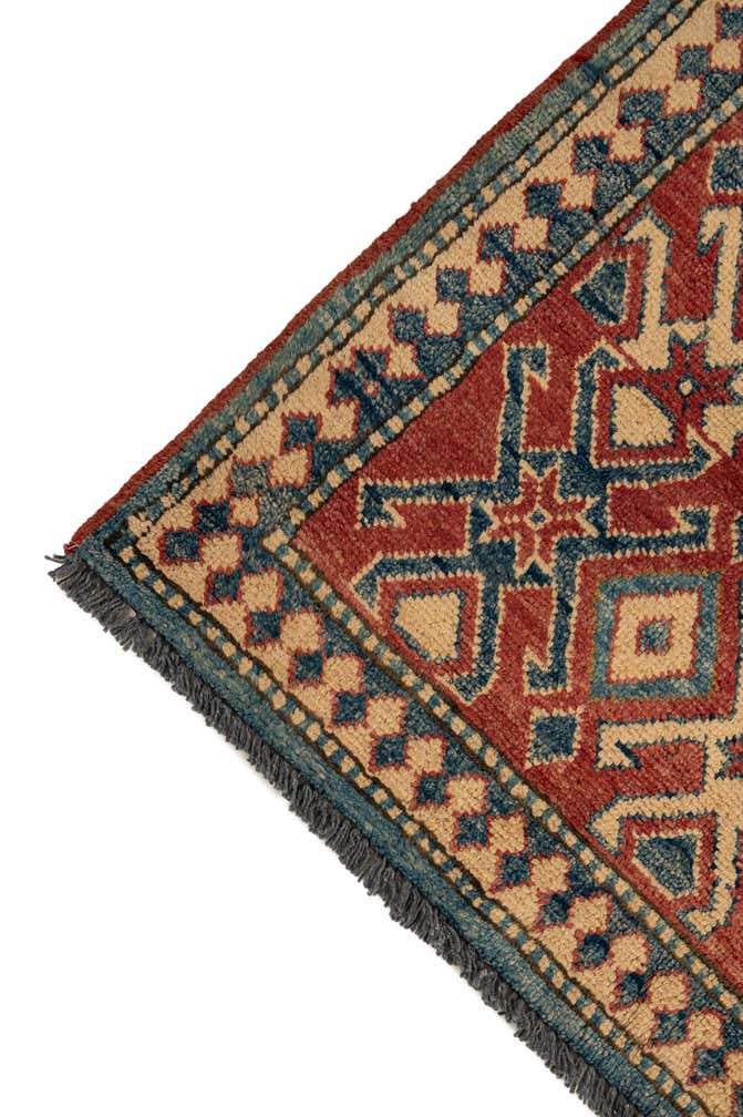 5' 11 x 7' 11 Hand Knotted Kazak Oriental Wool Rug