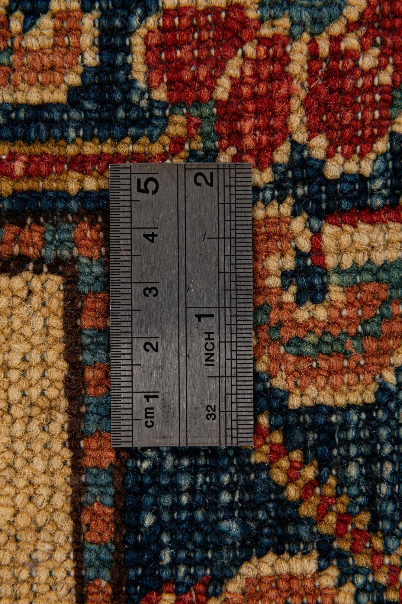 6' 1 x 8' 8 Hand Knotted Kazak Oriental Wool Rug