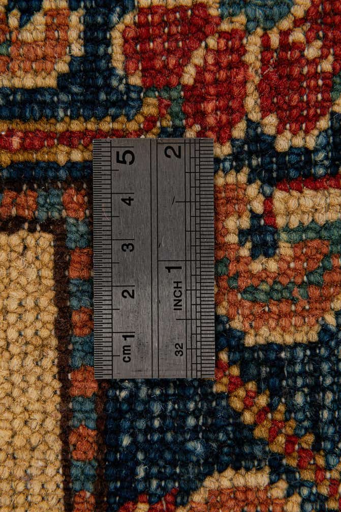 6' 1 x 8' 8 Hand Knotted Kazak Oriental Wool Rug