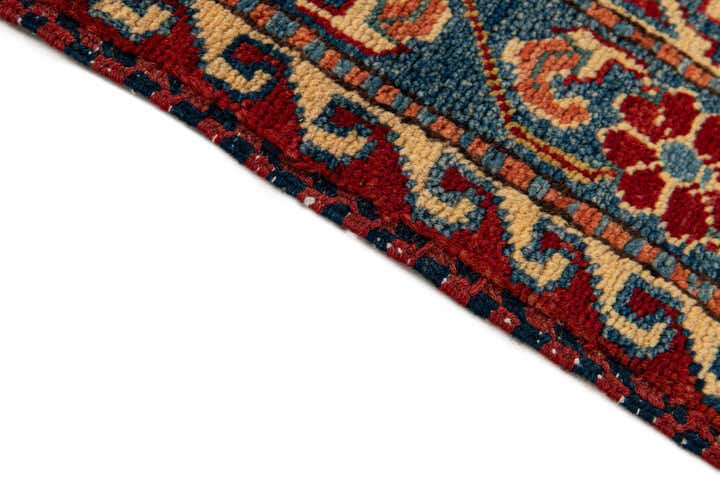 6' 1 x 8' 8 Hand Knotted Kazak Oriental Wool Rug